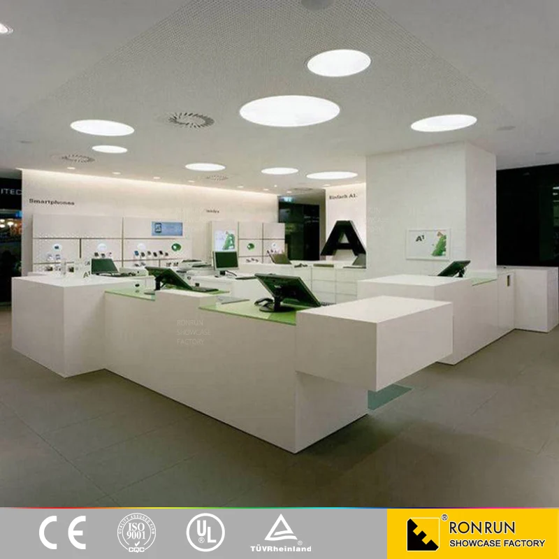 Cell phone accessories display mobile store furniture for shop decoration design