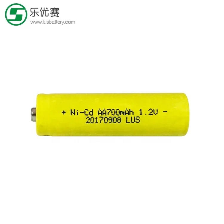 Rechargeable lithium battery AA size 700mah nicd  battery 1.2V