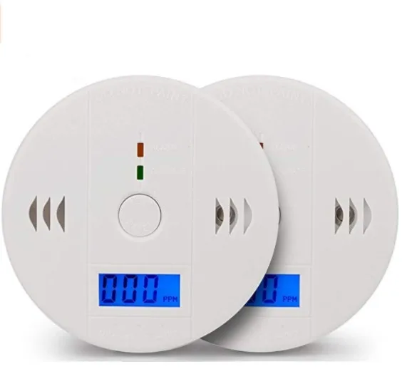 Portable CO Sensor 85dB Carbon Monoxide Detectors LCD CO Gas Sensor Detectors for Home Security