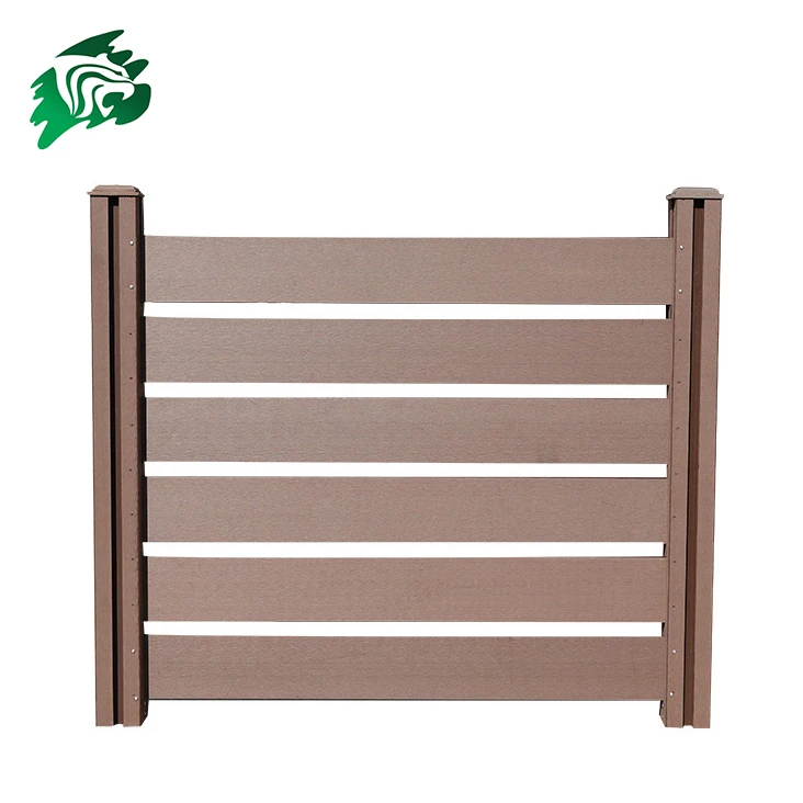 Factory Directly Eco-friendly Fence Panels WPC Fence for Garden Decoration