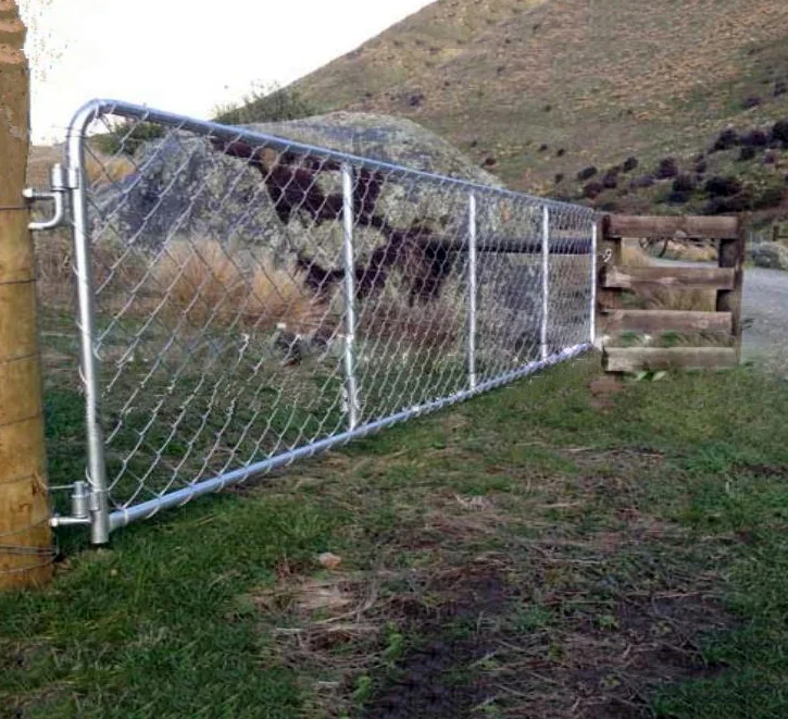 Горячеоцинкованные циклонные сетчатые фермерские ворота тяжелые сварные 1 05x3 66