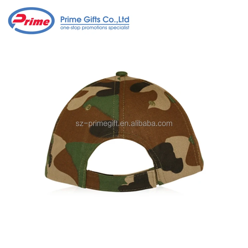 Камуфляж хлопок саржа пользовательские camo бейсболка Закрытое назад