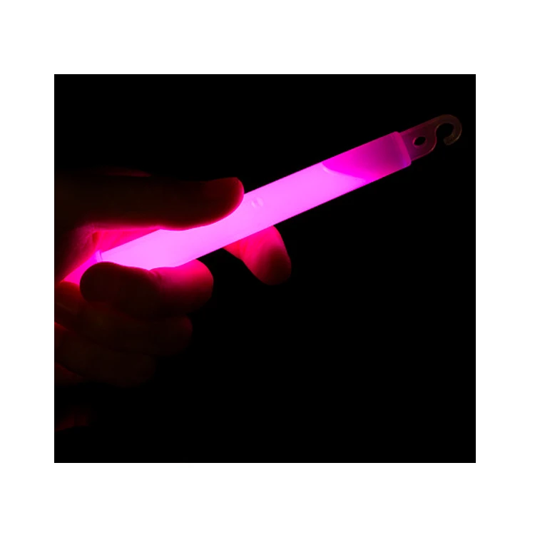 
15*150mm chemical with hook and lanyard industrial military grade emergency lighting green color 6 inch glow stick 