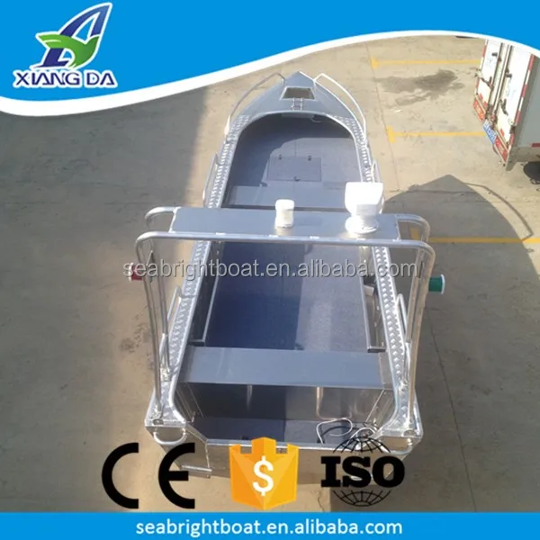 Полностью сварная лучшая алюминиевая рыболовная лодка 14 футов на заказ