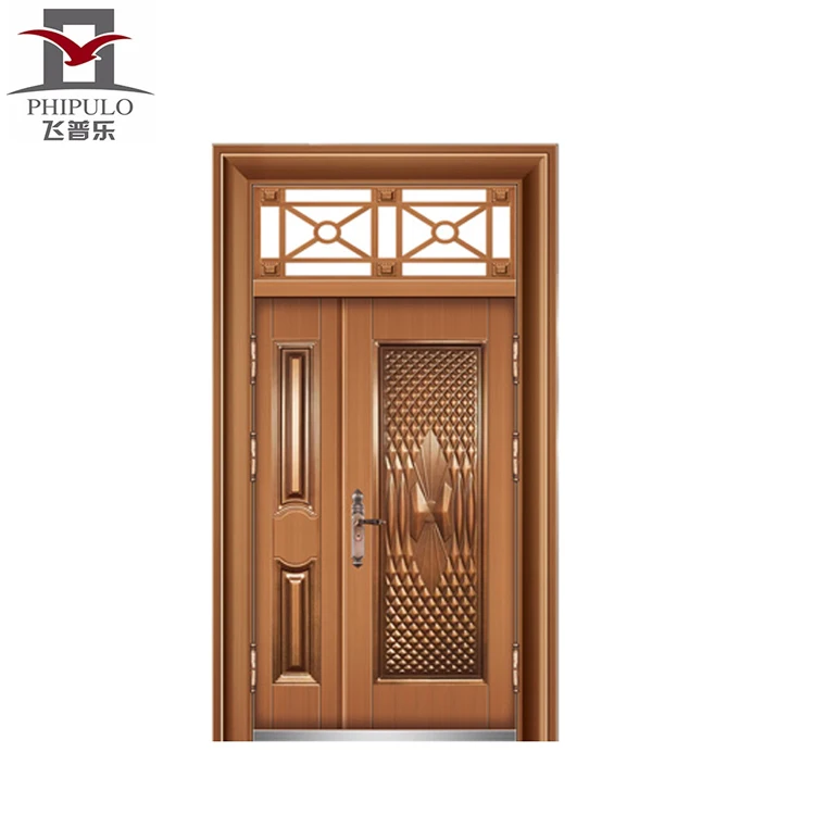 Laser Cut Window Grill Louver Steel Door design
