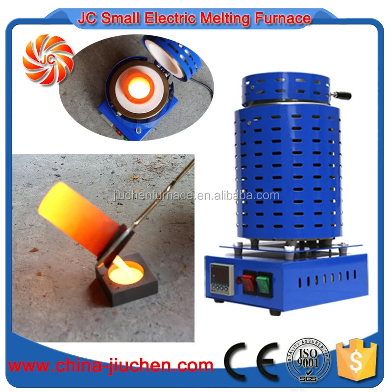 1150 Degree Mini JC Brand electric melting furnace for gold silver brass