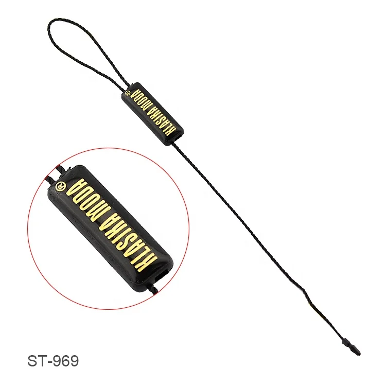 Garment Hangtag Manufacturer High Quality Nylon Cord Plastic for plastic seal garment tags plastic price tag