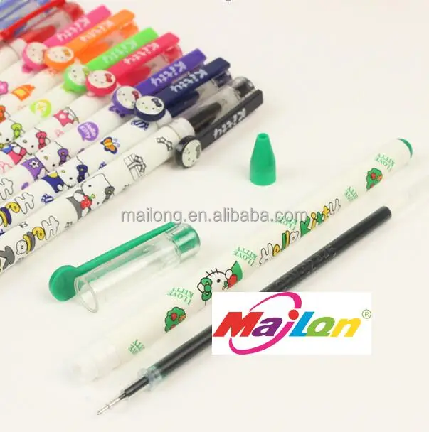 Cartoon neutral pen Hello Kitty cartoon 12 color pen/watercolors pen PN6642
