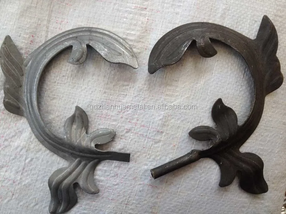 wrought iron stamping metal grape leaves