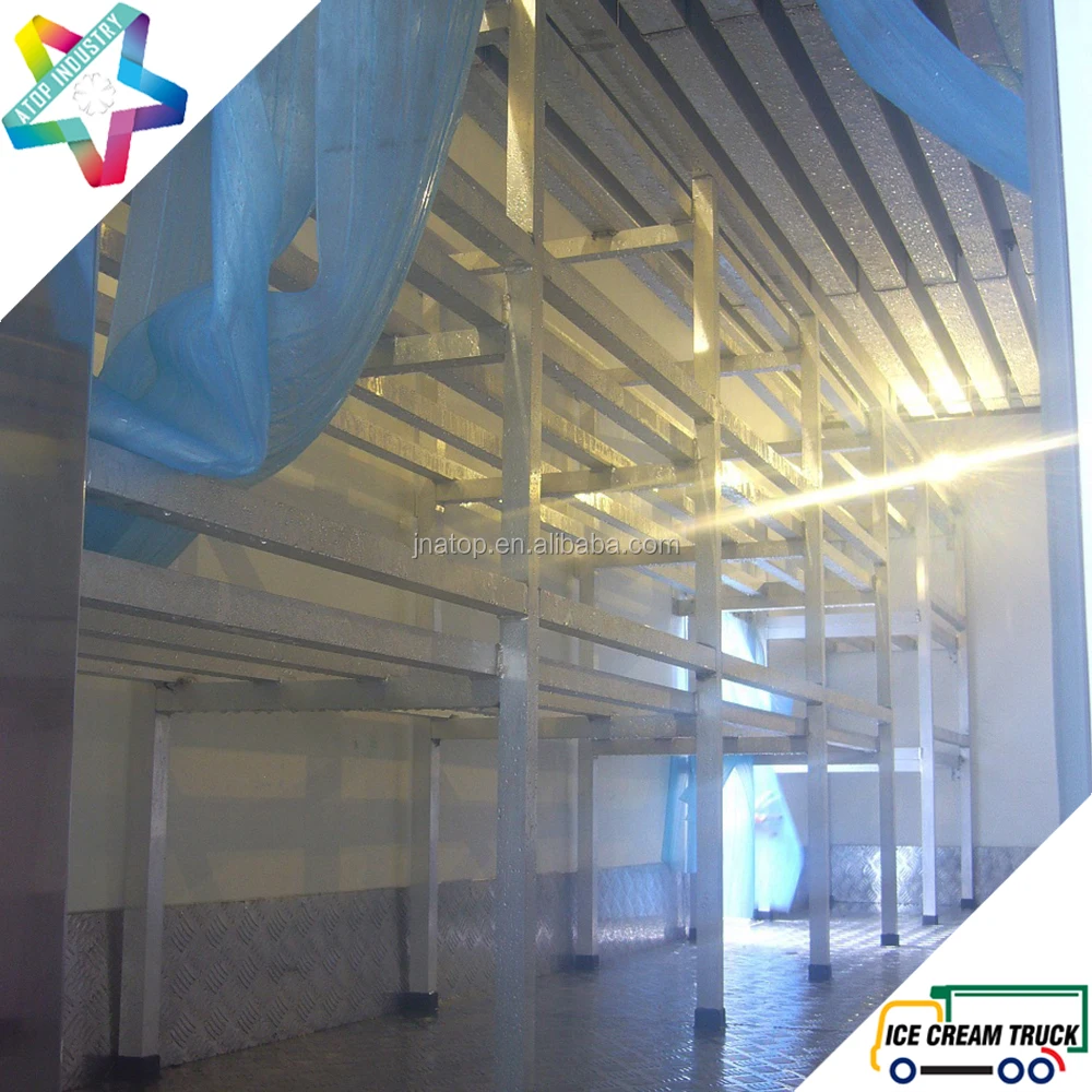 ColdKing 4.8m length ice cream truck body for NPR chassis Kooltube eutectic truck refrigeration units ice cream truck for sales