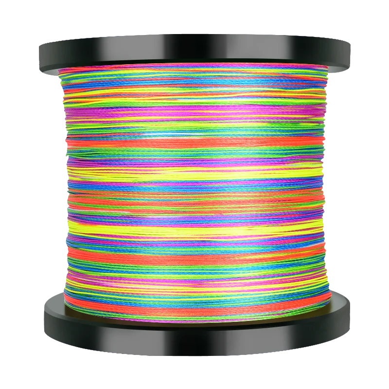 Hunthouse High Quality Fishing spider wire line PE Braided Wire Green 8 Strands 500M PE Braided Fishing Line