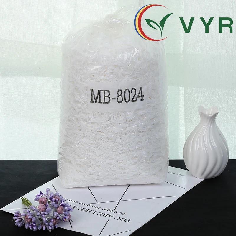 VYR 8024 white color bands 30KG/BAG China supplier high quality color large tpu hair elastics hair accessories