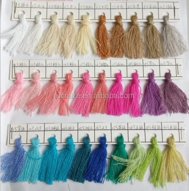 knitting acrylic high bulk yarn raw white by coned NM28/2