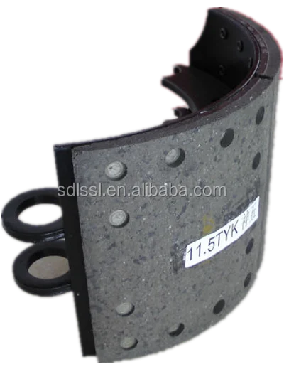 11.5t Rear Brake Shoe Liner Car Auto Parts Brake Shoes Tool For Trailer Axle