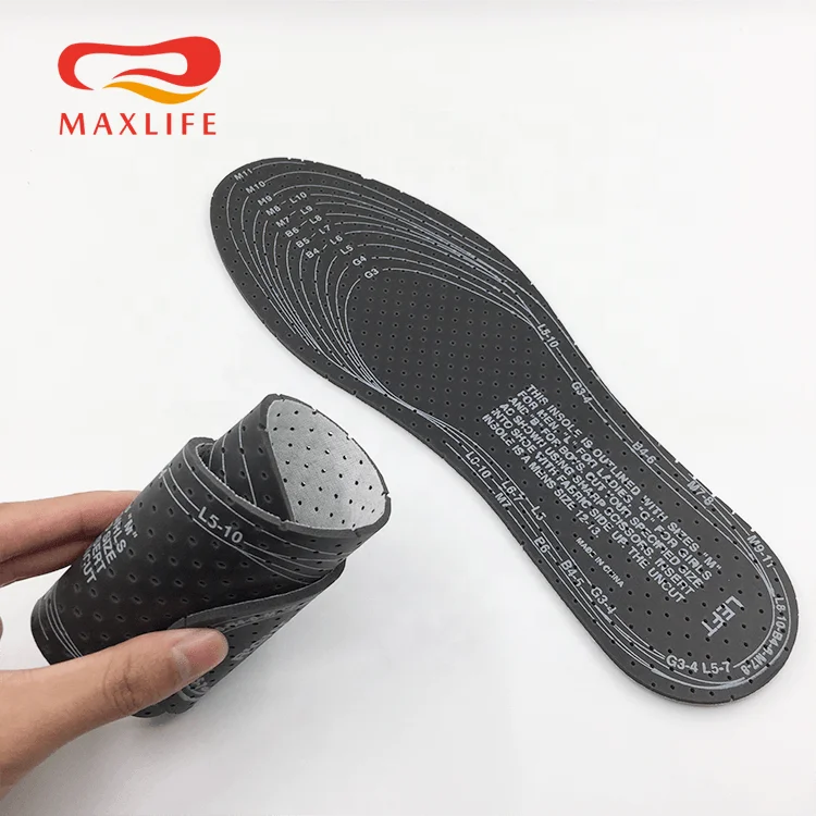 Odor Absorbing Activated Charcoal Shoe Insoles Carbon Fiber Insole