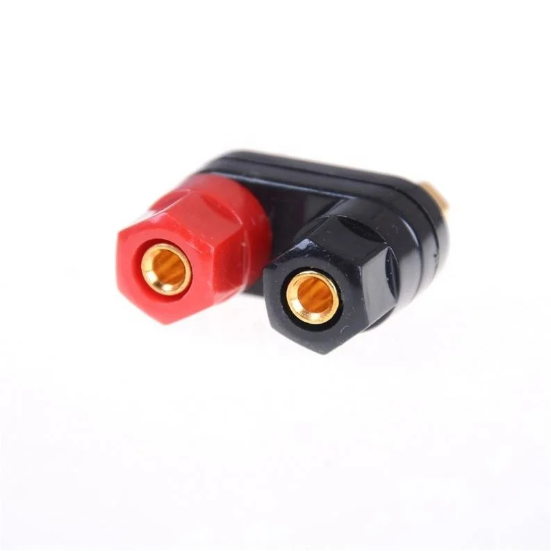 Double Gold-plated Terminal For 4 Mm Banana Plug Power Amplifier Speakers Dual Banana Female Plug