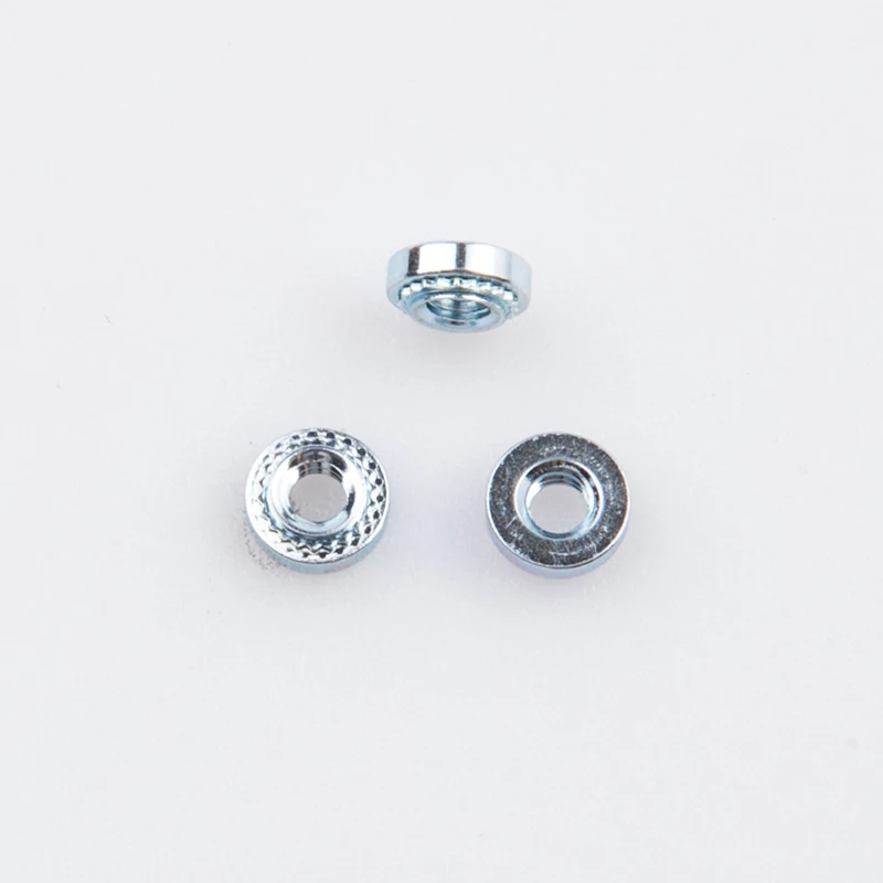 China Manufacturer Carbon Steel Zinc Plated Clinching Nuts