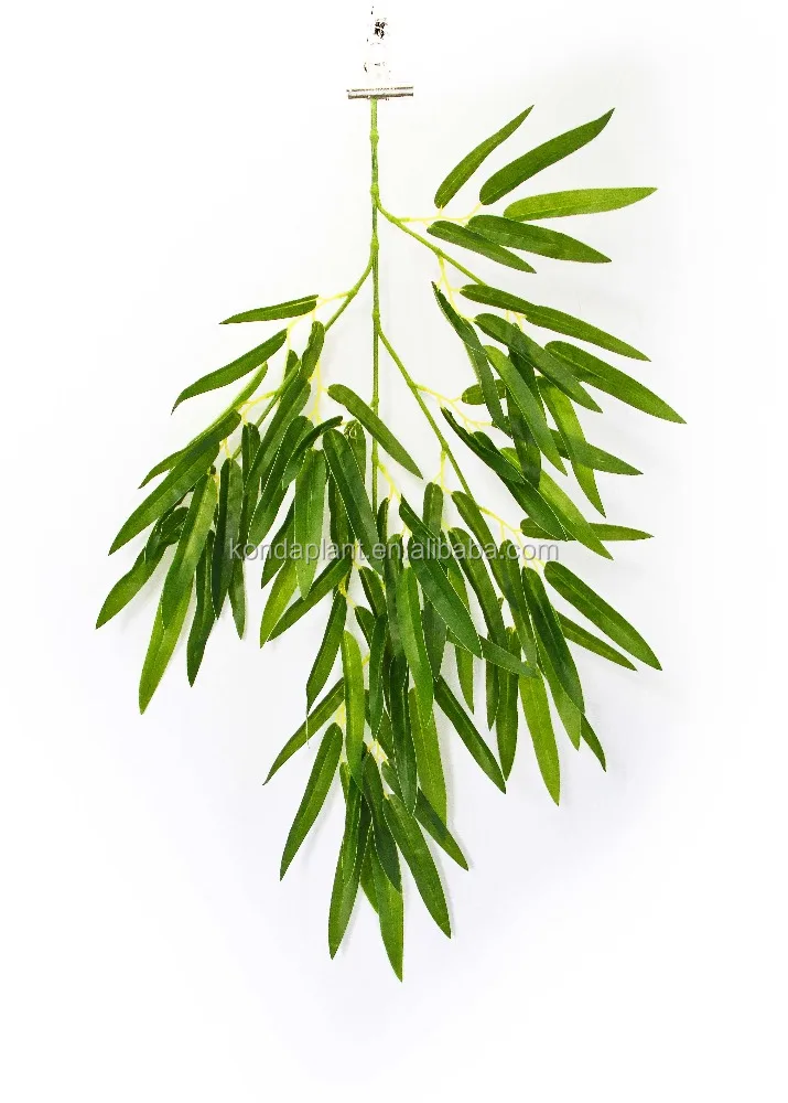 4 branches bamboo leaves artificial leaves for home decoration