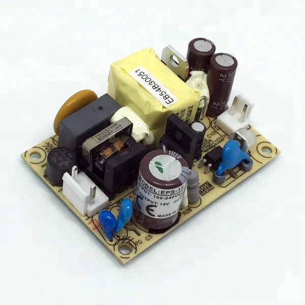 15 Вт блок питания В 5 V 3A EPS-15-5 Mean Well открытая рамка smps v Одиночный выход импульсный источник