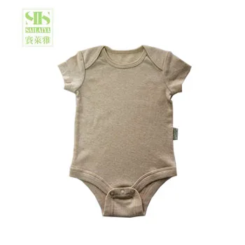 
SIIS 100% Organic Cotton Summer Short Sleeve Baby Romper New Style Wholesale Baby Climb Bodysuit Jumpsuit 