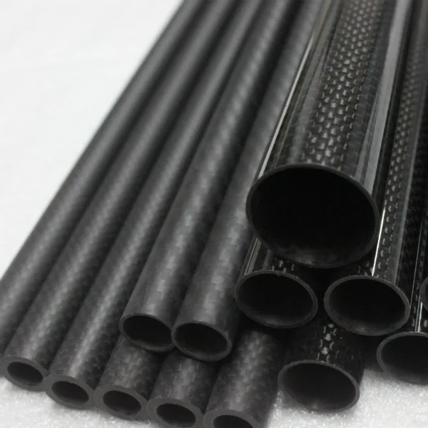 Factory direct sale carbon fiber round tube /pipe by roll wrapped 8*5*1000/7*5*1000/6*5*1000
