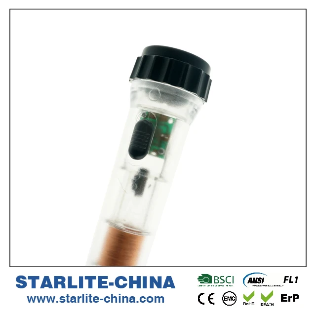 
LED Dynamo Hand Shake faraday Torch light Flashlight torch 