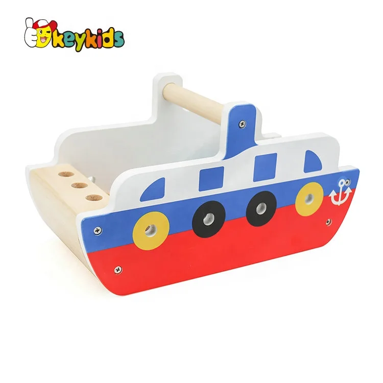2019 New arrival educational play wooden toy tool kit for kids W03D110