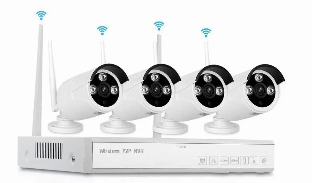 4CH CCTV Security Camera Wifi Kit