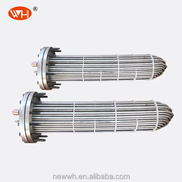 Steel Water Tube Heat Exchanger Industrial Refrigeration Parts 23.2kw Capacity