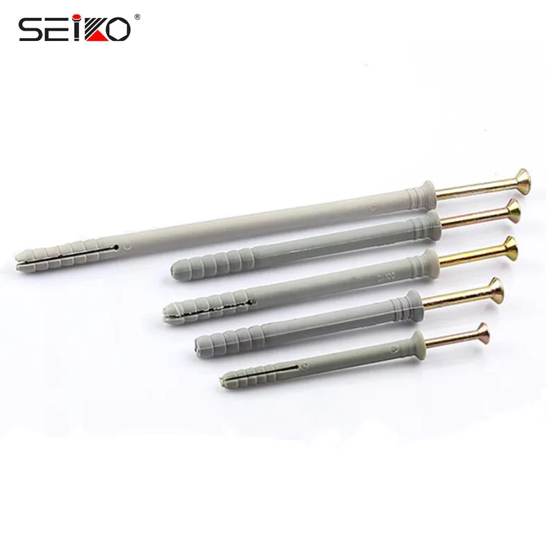 Plastic Nylon Wall Plug Expansion Anchor expansion Pipe anchor with screw