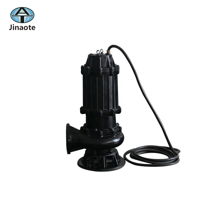 Submersible sewage pump for water pool sewage system treatment plants