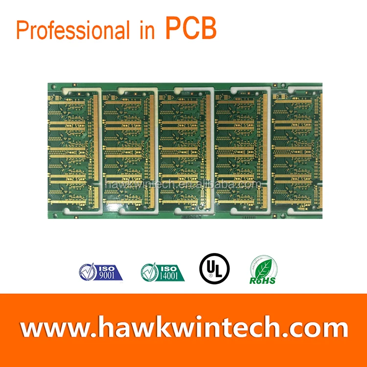 Custom 6-Layers PCB Copper Memory Bank Chips Module Circuit Board PCB