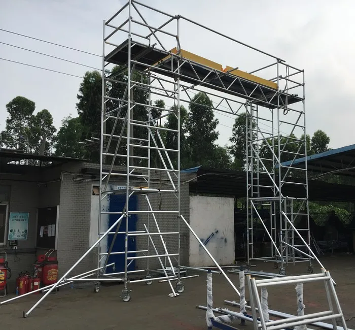 Hot sell aluminium scaffolding tower movable scaffolding used