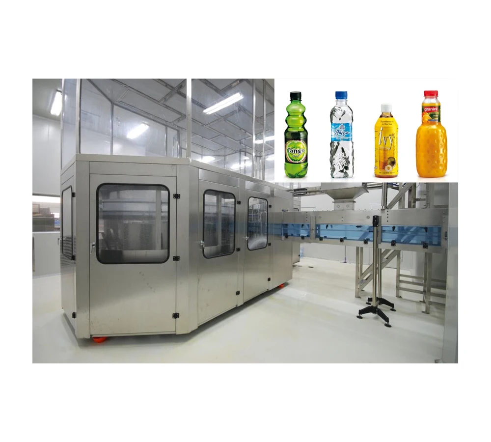 Small Automatic Green Tea Lemonade Filling Bottling Production Line