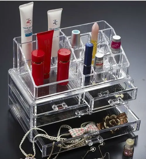 clear acrylic cosmetic