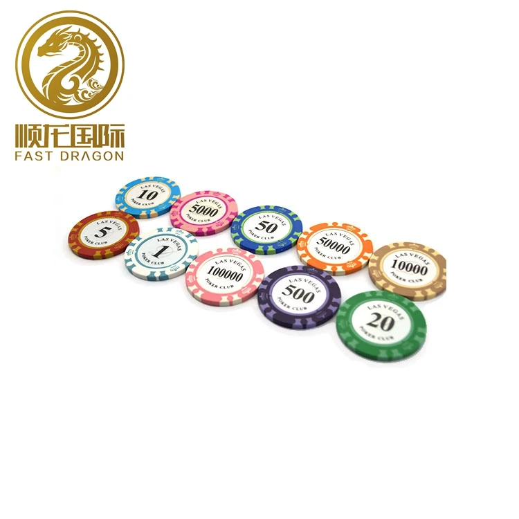 Different colors custom printed cheap poker chip promotion high quality colorful casino poker chips