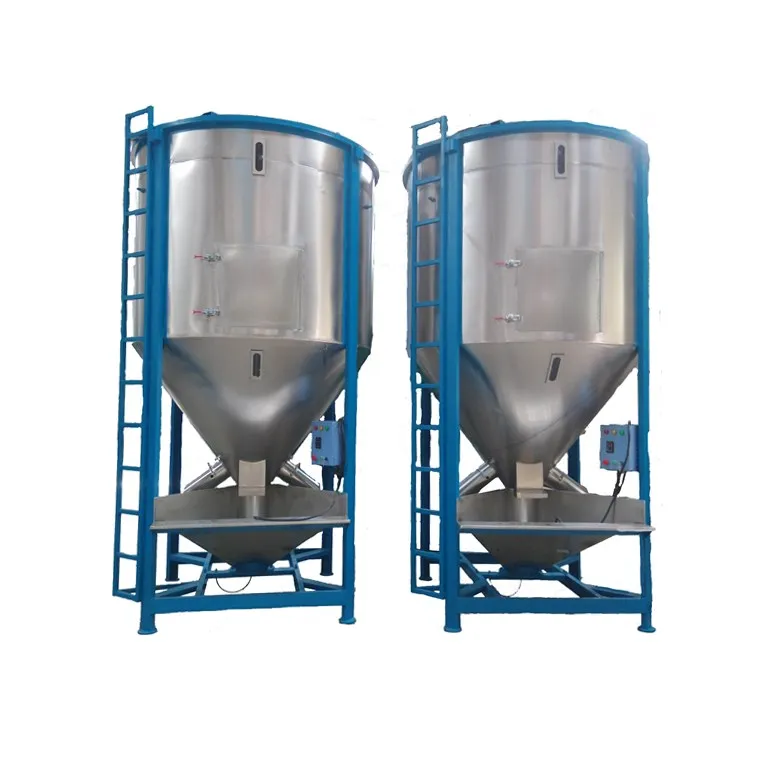 
 Большой вертикальный пластиковый цветной миксер, 3000 кг  