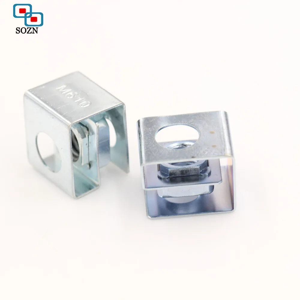 zinc steel square cage nut lock nut
