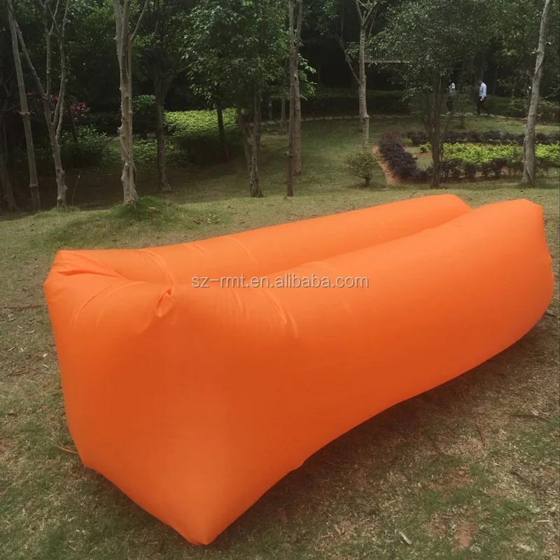 Inflatable Flocking Bean Bag Sofa, Inflatable Flocking Moon Chair, Inflatable Lazy air sofa chair for sale