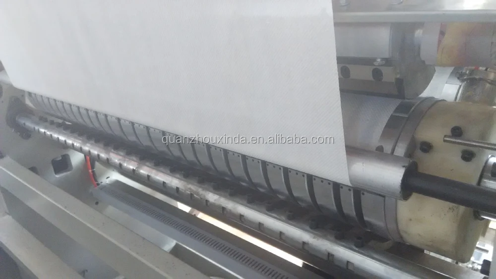 Hygienic V folded hand towel folding and cutting equipment/multi folding embossed paper towel interfold machinery for sale