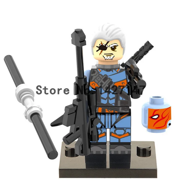 2016 new Single sale XH219 Marvel superhero Deathstroke superman bataman Aquaman Minifigures Building Block children toy