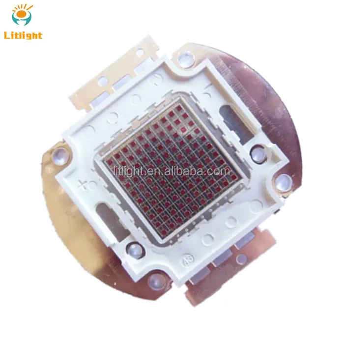 High Power LEDs 10W 20W 40W 50W 60W 70W 80W 90W 100W 200W 300W 400W 500W COB LED chip array 30W Red 620nm 625nm 630nm datasheet