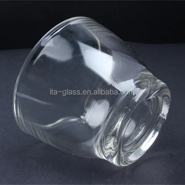 China factory customer design 2OZ mini soda-lime glass mortar and pestle