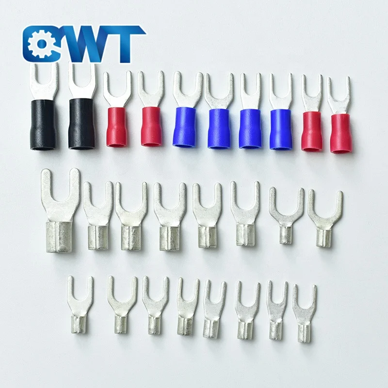 QWT automotive electric copper crimp blade tab faston types terminales quick connector male female spade terminal connector