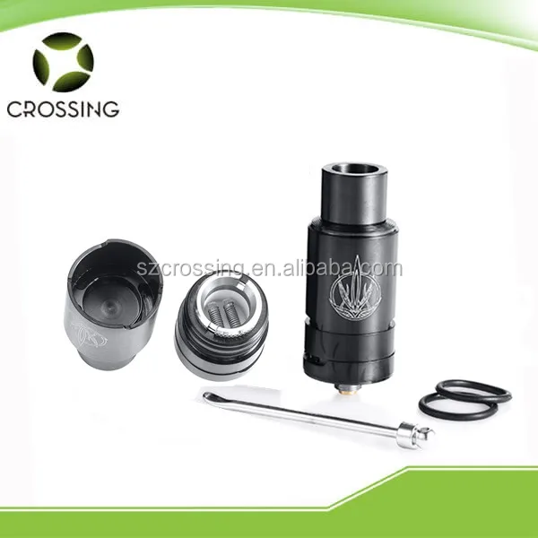 
Top wholesale sub ohm tank wax coil stainless steel black saionara atomizer 