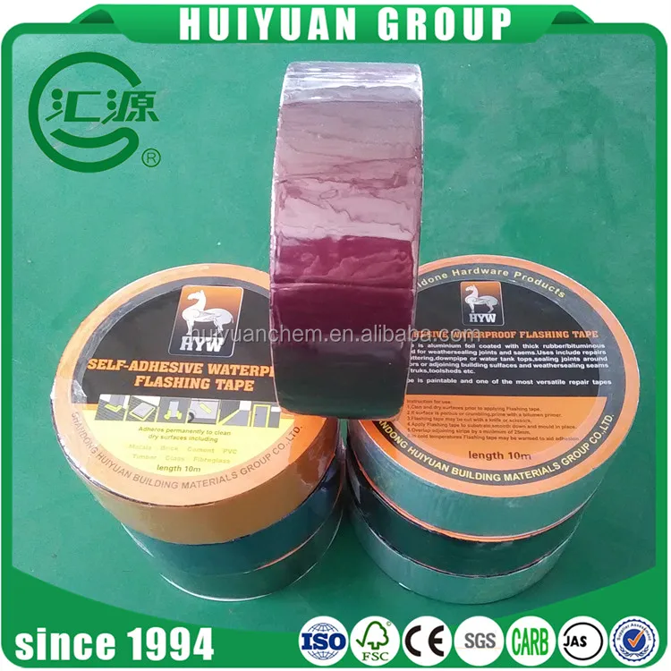 
20 years Quality Guarantee Self adhesive aluminum bitumen flashing roofing sealing tape 