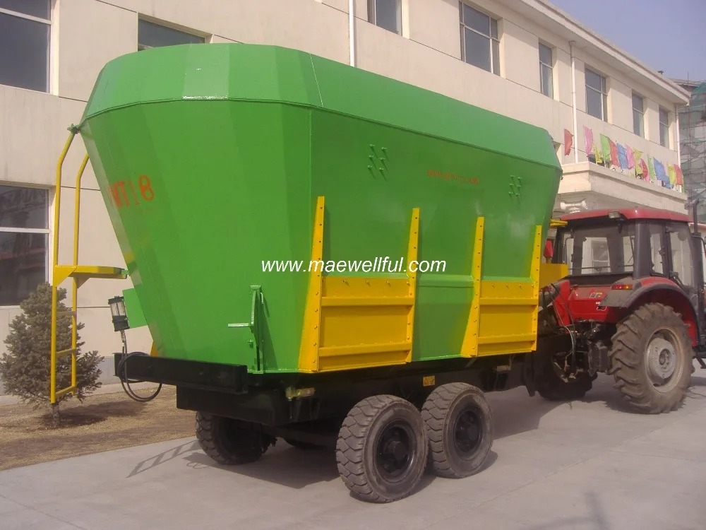 
Double Auger Cattle Feed Mixer/Dairy farm equipment TMR diet mixer 