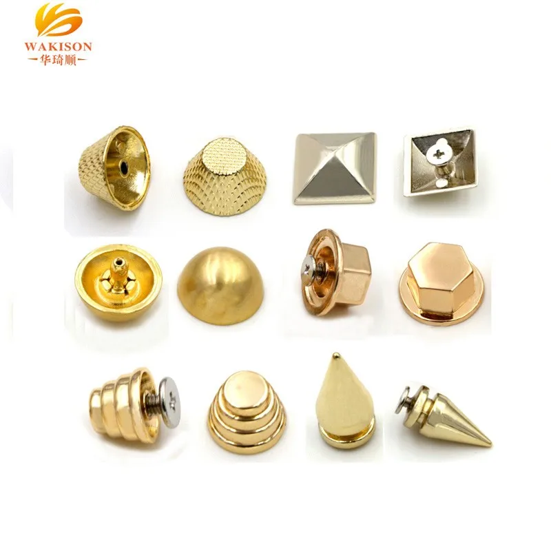 Guangzhou Factory Bag Hardware Wholesale Various Bag metal Studs rivets for Leather Bag