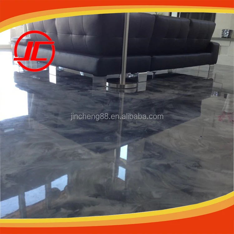 
Epoxy Main Raw Material and Liquid Coating State High gloss Metallic Epoxy Flooring 