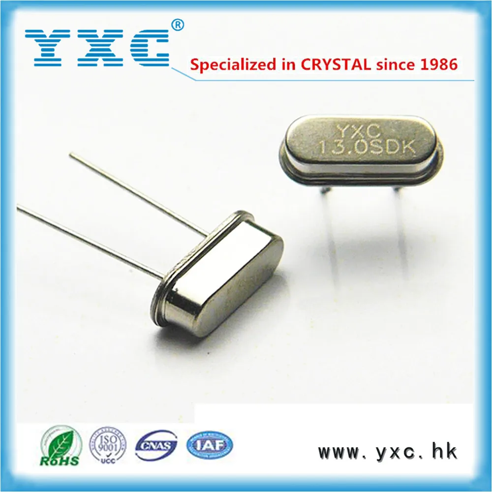 13 МГЦ 20PPM 20PF 49 S DIP 2pin Кварцевых резонаторов кристалл кварцевый генератор